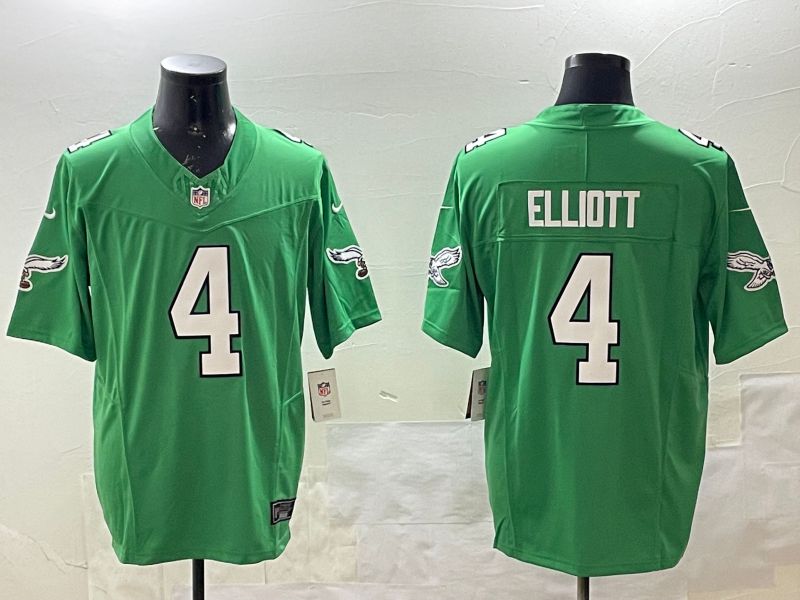 Men Philadelphia Eagles #4 Elliott Green three generations 2025 Nike Vapor Limited NFL Jersey style 1->philadelphia eagles->NFL Jersey
